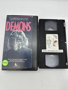 Demons VHS New World Video 1985 RARE Horror Classic - TESTED & WORKS! - Picture 1 of 7