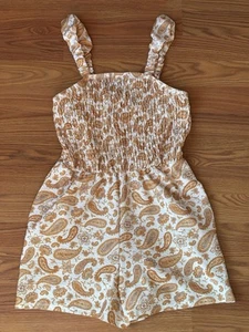 Xtraordinary Youth Paisley Romper Size XL Bohemian Western - Picture 1 of 20