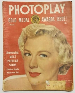 Photoplay Magazine March 1951 Betty Hutton Cover Girl Marilyn Monroe Pinup - Imagen 1 de 10