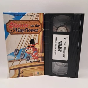 Mouse on the Mayflower (VHS, 1989) Rankin-Bass Thanksgiving Cartoon - Picture 1 of 12