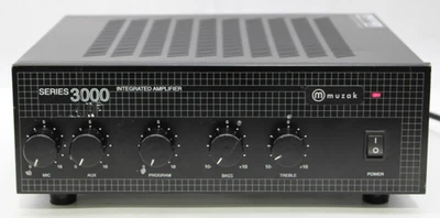 Muzak Series 3000 Integrated Professional Amplifier T3130BGM *USED* - Image 1 of 4