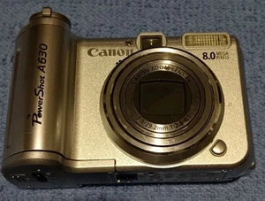 Canon PowerShot A630 8.0MP / CCD Digital Camera Silver - Picture 1 of 15