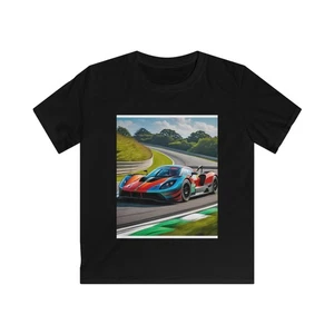 Kids Racing Tee Cool Car Graphic Perfect Gift for Young Speed Enthusiasts - Picture 1 of 5