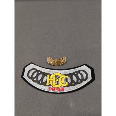 Harley Davidson parche cerdo 1993 y propietarios de pines Foto 1 de 4