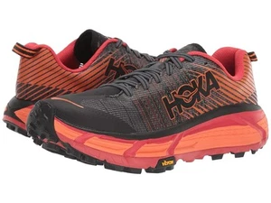 New Women's Hoka One One EVO Mafate 2 Trail Hiking Shoes Size 6-9 Black/Orange - Picture 1 of 8
