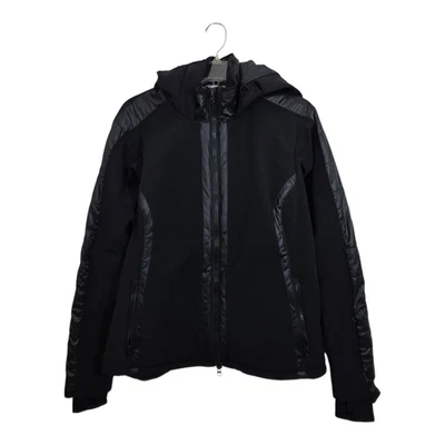 Athleta Maribel Ski Jacket Coat Black Recco Technology Size Large Hooded - Image 1 of 4