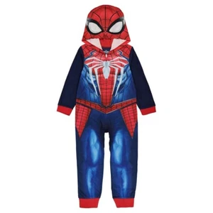 Spider-Man Super Hero Footless Costume Pajama Sleeper, Size 10 - Picture 1 of 2
