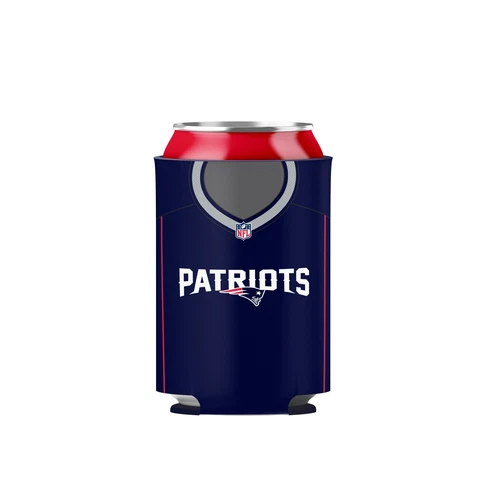 New England Patriots Primary Current Logo NFL Football Reversible Can Cooler Cover