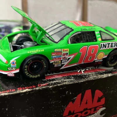 Action, NIB, Mac Tools Motor Sports, Bobby Labonte 18 Stock Car Bank. (15C) - Image 1 of 3