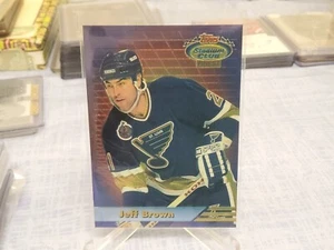 Jeff Brown 1993-94 Topps Stadium Club Finest  #2 - Picture 1 of 2