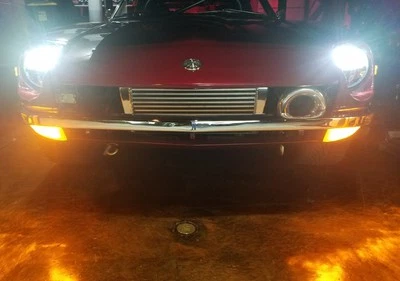 Datsun 1600 Roadster 520 7" 280ZX Faro Bombilla Conversión NUEVO Ajuste Directo H4  Foto 1 de 4