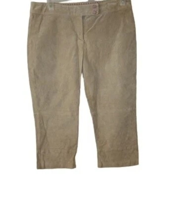 Pantalones capri vintage Wilsons de cuero Máxima gamuza cuero para mujer talla 14 Foto 1 de 4