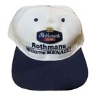Casquette chapeau vintage Rothmans Williams Renault Formula 1 Racing Team snapback inutilisé