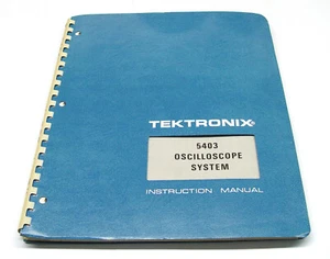 Tektronix Instruction Manual f. 5403 Oscilloscope System, Bedienung & Service - Picture 1 of 1