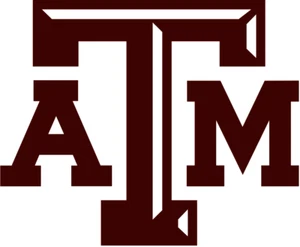 Texas A&M Logo - Die Cut Laminated Vinyl Sticker/Decal - Picture 1 of 1