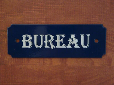 Placas decorativas vintage esmaltadas francesas - Maison A La Francaise - Imagem 1 de 4