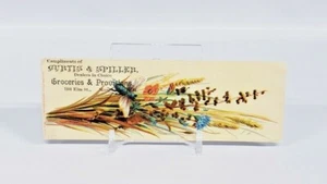 Victorian trading card Curtis & Spiller Manchester N.H. - Picture 1 of 2