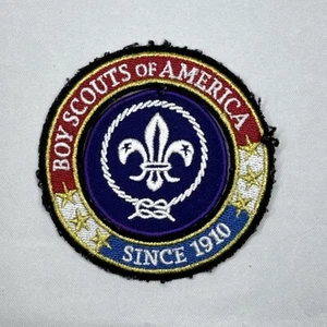 Boy Scouts of America Official 1910 World Crest Ring Emblem & 2.5" Patch BSA - Afbeelding 1 van 3