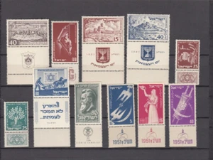 ISRAEL, 1951 kpl. Vintage ** with TAB, (37176) - Picture 1 of 1