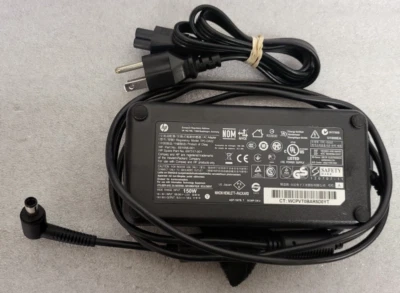 Genuine HP AC Adapter Charger 19.5V 7.69A 150W 681058-001 697317-001 TPC-DA52 US - Image 1 of 2