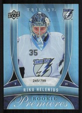 2009-10 Upper Deck Trilogy #135 Riku Helenius RC /799