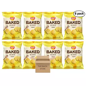 Lay's Baked Original Potato Crisps Snack Chips, 1.875 oz, 8 count - Picture 1 of 5