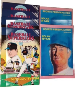 4 Baseball Superstars Comics , + 2 Sport Personalities ,NOLAN RYAN - Bild 1 von 2
