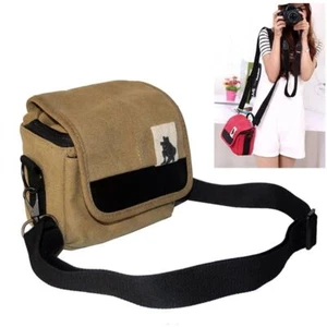 Camera Bag DSLR Camera Crossbody Shoulder Bag Canvas Photography Bag AU - Picture 1 of 16
