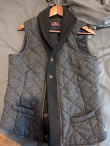 SCOTCH & SODA - Grey quilted vest - Sz S - Picture 1 of 8