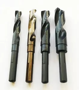 4pc DISSTON M35 HIGH SPEED STEEL SILVER & DEMING DRILL BIT SET 9/16 5/8 3/4 7/8" - Picture 1 of 1