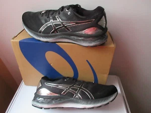 9~ASICS Men's Gel-Nimbus 23 Platinum Black Silver Shoes 1011B156-001 SIZE 9 NEW - Picture 1 of 18