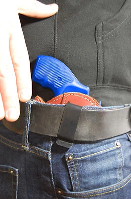 NUEVO Revólveres Barsony Borgoña Cuero IWB Pistola Funda Colt 2" Nariz Desairada Foto 1 de 4