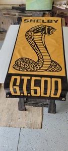 NEW Shelby GT500 428CJ Ford Mustang COBRA Large Banner Heavy Vynl FOMOCO Sign  - Bild 1 von 11