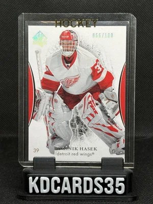Dominik Hasek 2007-08 SP Authentic Hockey Limited /100 #100 HOF Red Wings - Image 1 of 2