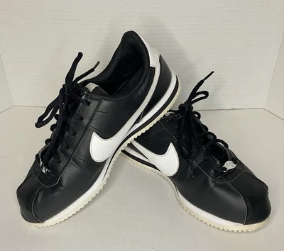 Nike Cortez 72 Basic 904764-001 Leather Lace Up Sneaker Gs Shoes Size 7Y - Image 1 of 4