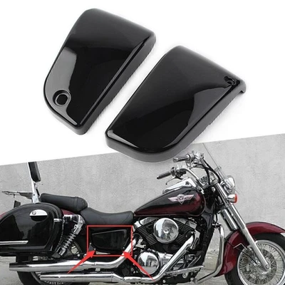 Battery Cover Two Sides Fairing Cover Fit Kawasaki Vulcan VN1500 Nomad Black - Image 1 of 4