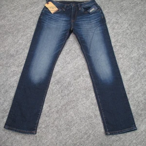 Buffalo David Bitton Jeans Mens 29x30 Slim Fit Ash Stretch Denim Medium Wash - Picture 1 of 22