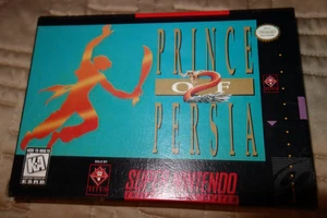 Super Nintendo SNES NTSC USA - PRINCE OF PERSIA 2 - Boxed with Manual - Picture 1 of 9
