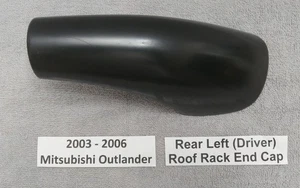 Baca de techo trasera izquierda Mitsubishi Outlander 2003 tapa de extremo 2004 2005 2006 OEM - Imagen 1 de 8