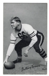1948-52 football exhibits Bulldog Turner NMT - Picture 1 of 1