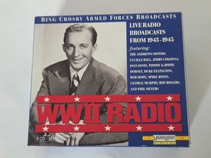 WWII Radio Bing Crosby Armed Forces Broadcasts 5-CD Box Set (1943–1945) - Picture 1 of 6