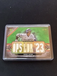 2024 Topps Triple Threads Shohei Ohtani #TTR-SH03 Relics Emerald 12/18 - Bild 1 von 2