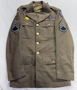 Vintage WWII USAF Tunic Jacket & Pants Uniform WW2 Army 12th Air Force 34 L - Picture 1 of 21