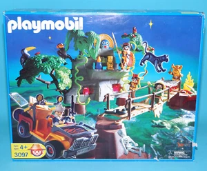 PLAYMOBIL 3097 JUNGLE ADVENTURE COMPLETE BOXED EURO BOX 2007 GEOBRA - Foto 1 di 8