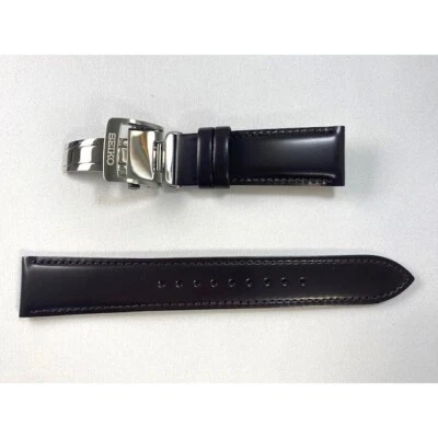 Seiko Presage 20mm Cinturón Cuero Genuino con Hebilla Cuero de Caballo Marrón L0LA012J0 Foto 1 de 4
