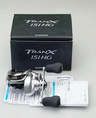 USED Shimano 22 Tranx 150XG 150HG 151HG Fishing Reel Right/Left with BOX - Image 1 of 4