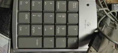 Targus Gray Wired USB 10 Key pad Model: PAUK10U-BB-FREE SHIP TESTED - Image 1 of 2