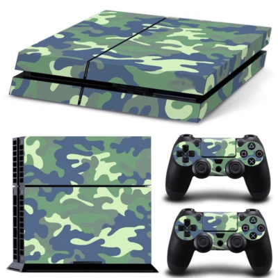 For PS4 Camouflage Amy Camo Skin Decal Playstation 4 wrap vinyl sticker Set - Image 1 of 4