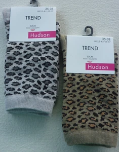 HUDSON Damen Socken LEO TREND Mode Highlight Gr 35-38 39-42 Wadensocken - Bild 1 von 7