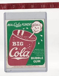 Espositore distributore automatico vintage Big Cola bubble gum card - Foto 1 di 1
